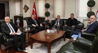 Samsunspor'dan Vali Tavlı'ya ziyaret