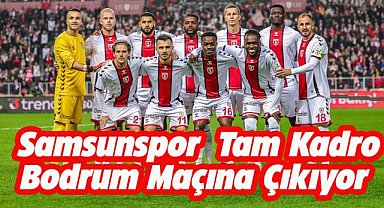 Samsunspor'un ilk 11'i belli oldu