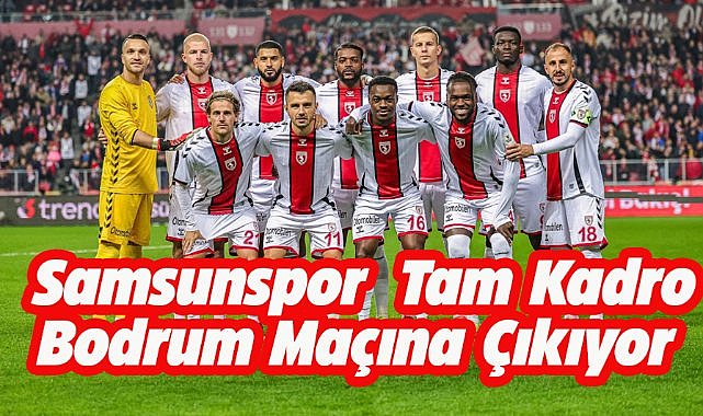 Samsunspor'un ilk 11'i belli oldu