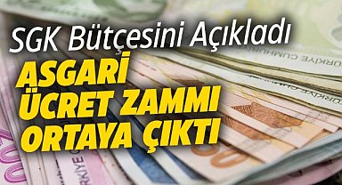 SGK bütçesini açıkladı! Asgari ücret zammı belli oldu