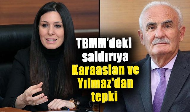 TBMM’deki saldırıya Karaaslan ve Yılmaz'dan tepki