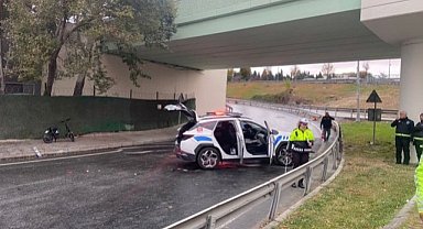Trafik polislerine İETT otobüsü çarptı! 1 polis şehit oldu
