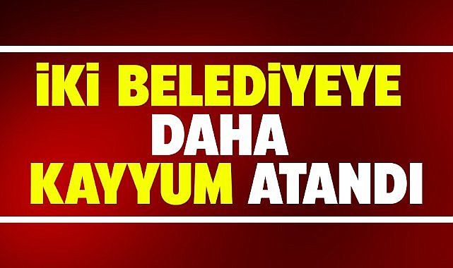 Tunceli ve Ovacık Belediyelerine kayyum atandı