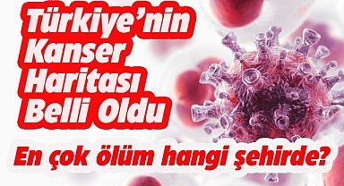 Türkiye'de kansere bağlı ölümler en çok  hangi şehirde?