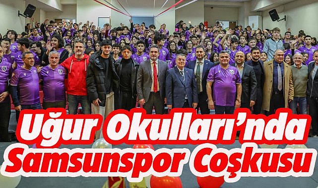 Uğur Okulları'nda Samsunspor coşkusu