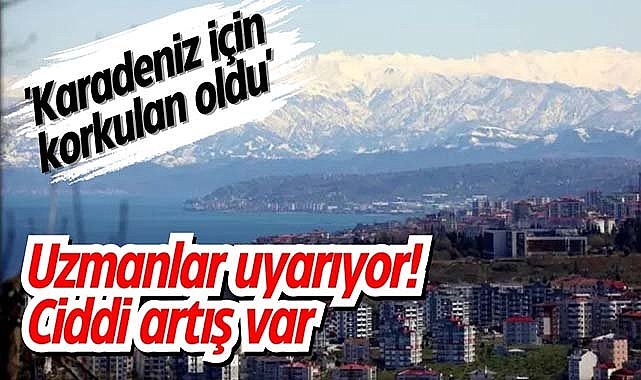 Uzmanlar uyarıyor! 'Karadeniz için korkulan oldu'