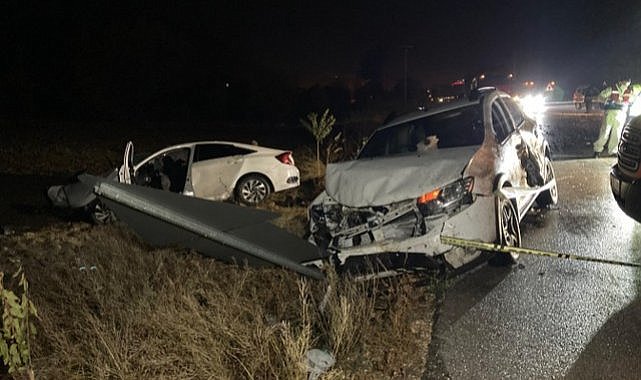 Yağmur zincirleme kaza getirdi! 1 ölü, 7 yaralı