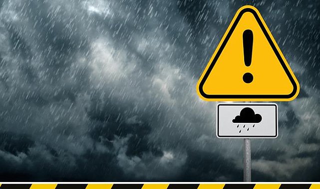 13 il için sarı kodlu uyarı yapıldı! Şiddetli yağmur, buzlanma ve donma tehlikesi