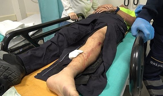 16 yaşındaki genç polise çarptı