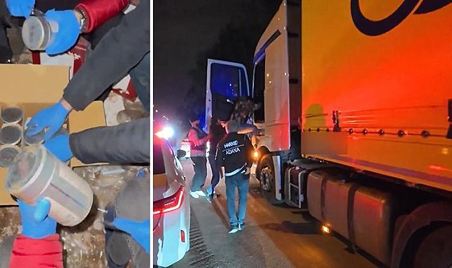 825 kilo eroini, narkotik köpeği koku almasın diye böyle gizlemişler