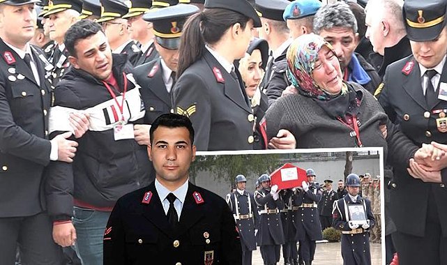 Adliyedeki saldırıda şehit olan uzman çavuş için cenaze töreni