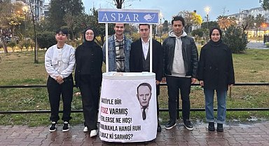 Aspar Derneği Türkçü yazar Hüseyin Nihâl Atsız'ın ölüm yıldönümünde Samsun'da lokum ve kitap dağıttı