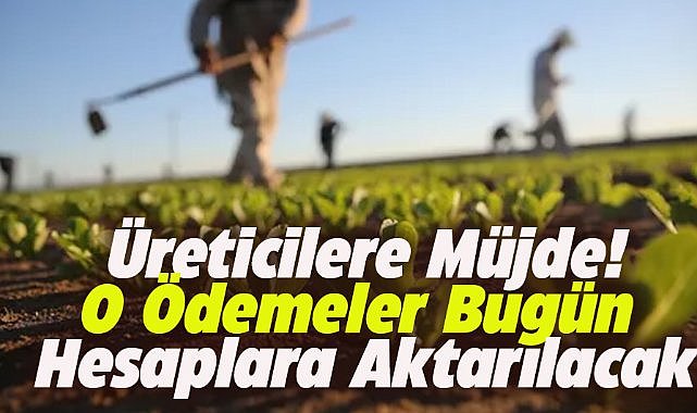 Bakan Yumaklı duyurdu! Üreticilere hibe ödemeleri bugün yapılacak