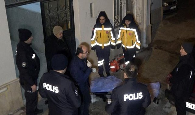 Boğazı kanlar içinde, binanın önünde ölü bulundu