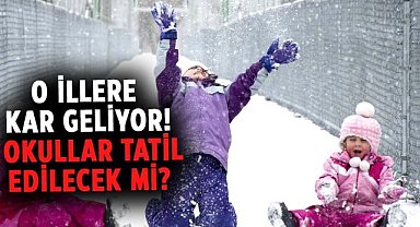 Bu illere kar geliyor! Peki okullar tatil edilecek mi?