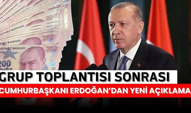 Cumhurbaşkanı Erdoğan'dan toplantı sonrası yeni asgari ücret açıklaması!