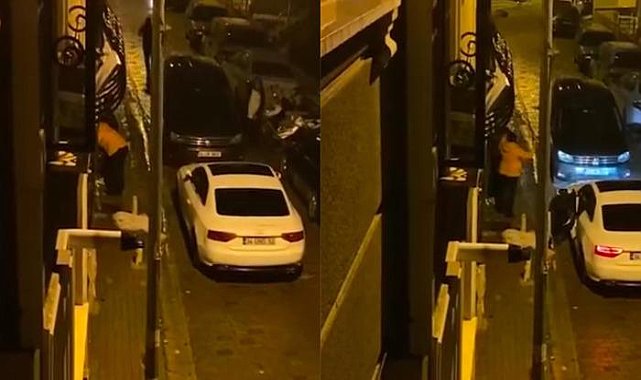 Eşiyle ilişkisi olduğunu iddia ettiği kadının kapısına dayandı!