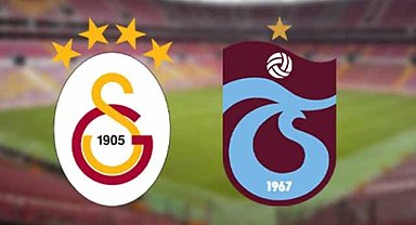 Galatasaray ve  Trabzonspor'un ilk 11'leri belli oldu