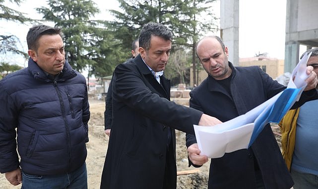 Halit Doğan projeyi yerinde inceleyerek vatandaşlarla bir araya geldi