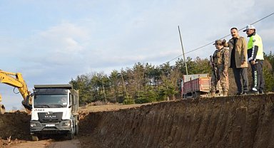 Havza'da yeni trafik istasyonu inşaatı başladı: Şehit polisin ismi yaşatılacak