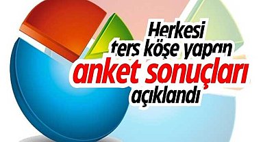 Herkesi ters köşe yapan anket sonuçları açıklandı