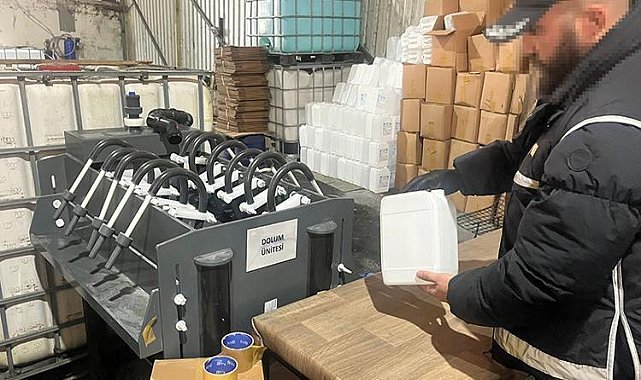 İstanbul’da sahte içki operasyonunda 13 kişi gözaltına alındı