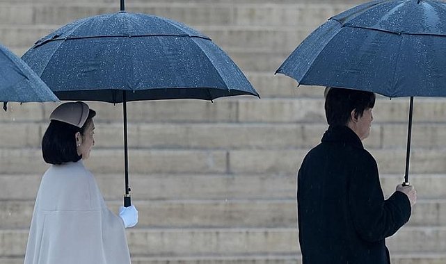 Japon prens ve prenses Anıtkabir'i ziyaret etti