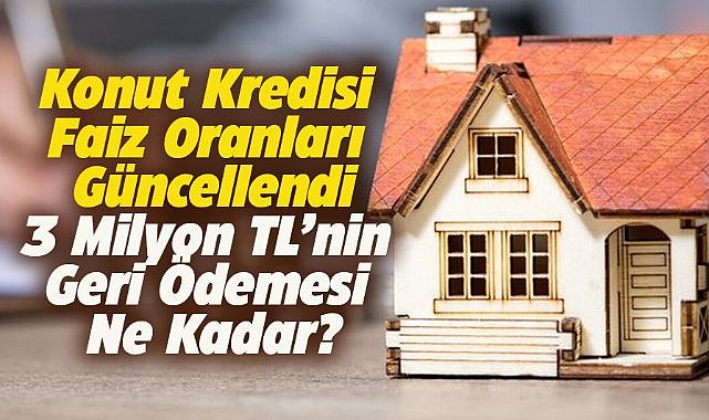 Konut kredisi faiz oranları güncellendi!