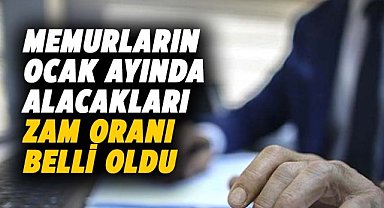 Memurların ocak ayı zammı belli oldu