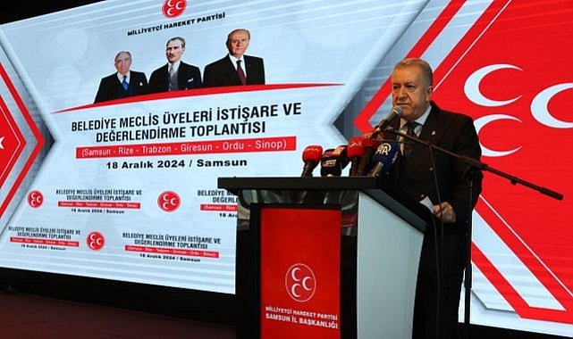 MHP Genel Başkan Yardımcısı Sadir Durmaz, Samsun'da konuştu