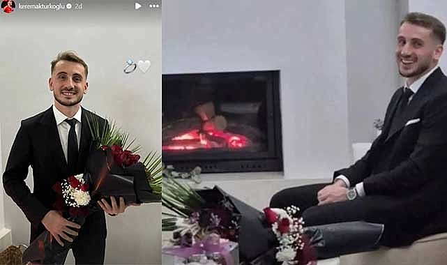 Milli futbolcu Kerem Aktürkoğlu evlilik yolunda ilk adımı attı!