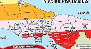 Olası İstanbul depreminde fay hattındaki ilçeler!
