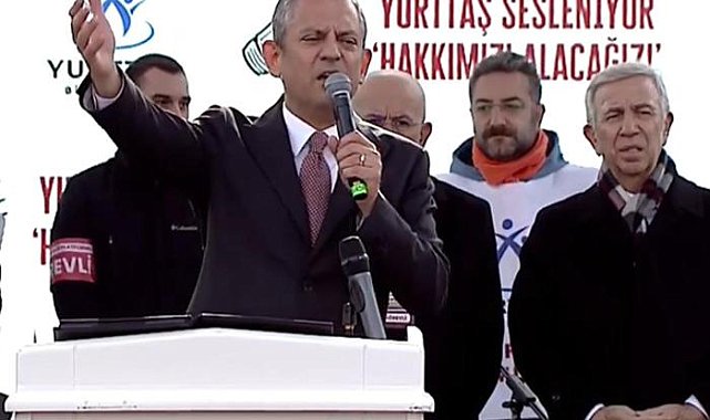 Özel'den Cumhurbaşkanı Erdoğan'a yanıt! 'Küfeyi sırtlanmaya varız'
