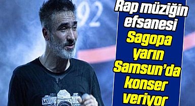Rap müziğin efsanesi Sagopa yarın Samsun’da konser veriyor