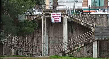 Samsun Atakum'da engelliler sokak merdivenlerine asansör istiyor