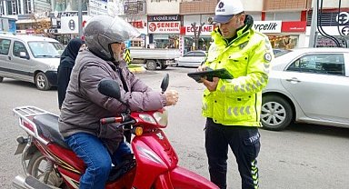 Samsun Bafra’da motosiklet denetimi yapıldı