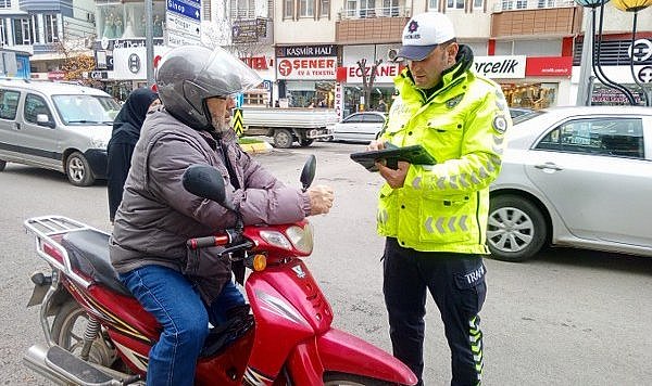 Samsun Bafra’da motosiklet denetimi yapıldı