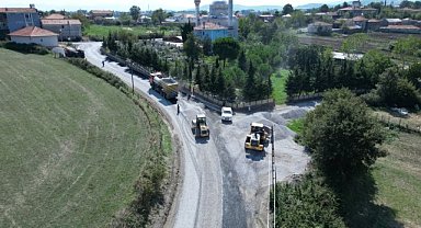 Samsun Büyükşehir Belediyesinden dev yol yatırımı: 17 ilçede 568 bin metre yol