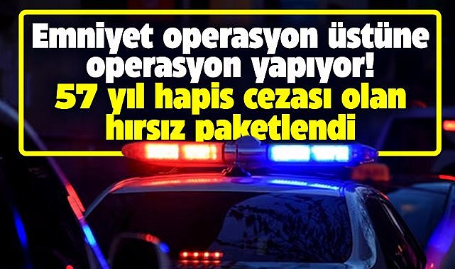 Samsun'da 57 yıl hapis cezası olan şahıs yakalandı