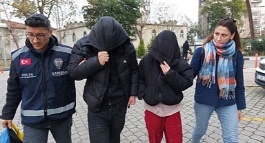 Samsun'da alışveriş merkezinde hırsızlık yaparken yakalandılar