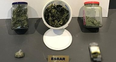 Samsun’da esrarla yakalanan şahıs gözaltına alındı