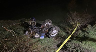 Samsun'da İbrahim Ağca traktörün altında can verdi