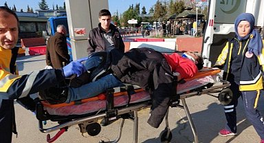 Samsun'da iki motosikletli çarpıştı