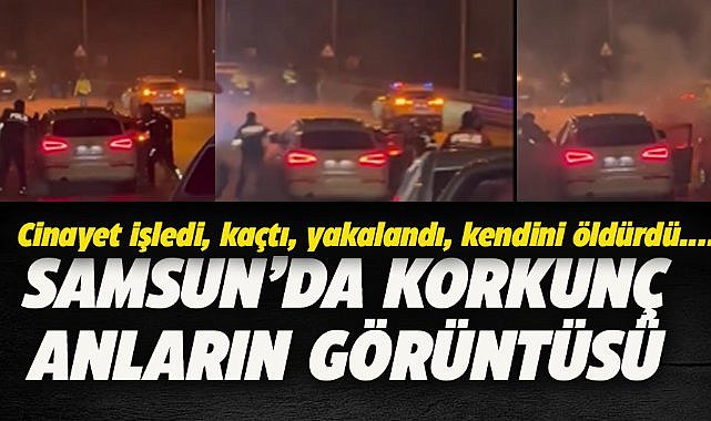 Samsun'da kız arkadaşının annesini ve kendini öldüren Mert Okumuş'un son görüntüleri