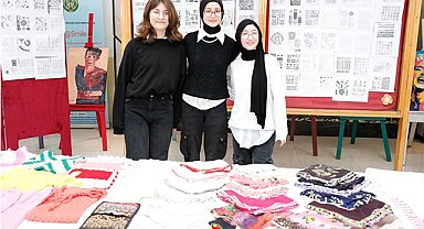 Samsun'da lise öğrencileri Türk kültürünü motiflerle tanıyor