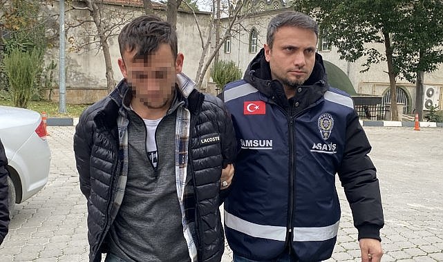 Samsun’da otoparktan 2 motosiklet çalan şüpheliye gözaltı