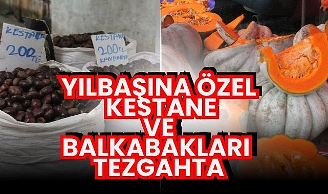 Samsun'da yılbaşı için kestane ve balkabağı fiyatları! 