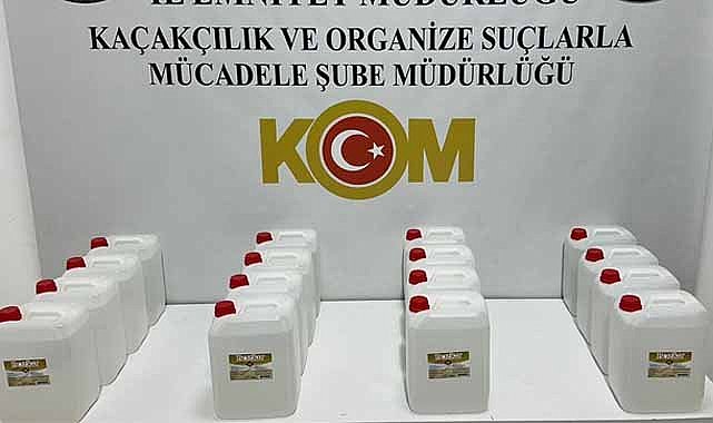 Samsun'da yılbaşı öncesi kaçak ve sahte içki operasyonu