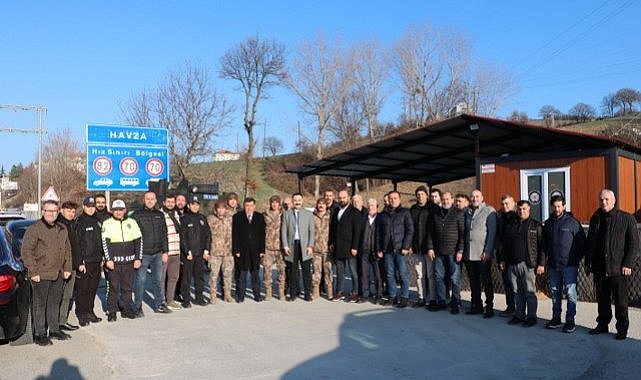 Samsun Havza'da polis uygulama merkezine ziyaret