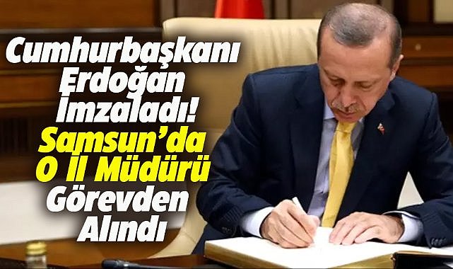 Samsun İl Kültür ve Turizm Müdürü Cemal Almaz görevden alındı